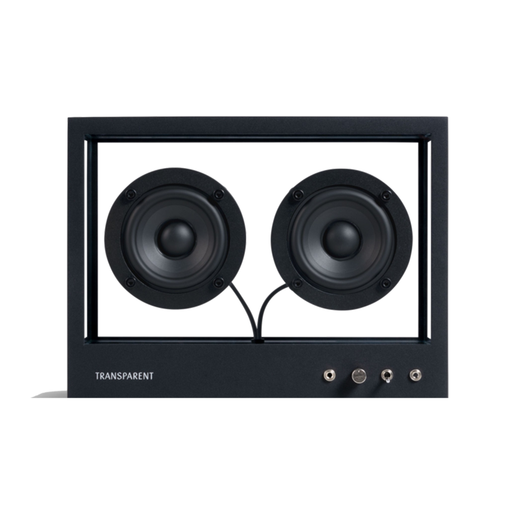 Transparent Small Transparent Speaker Black