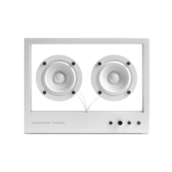 Transparent | Small Transparent Speaker - White
