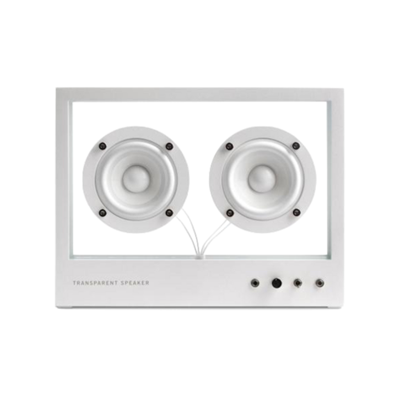 Transparent | Small Transparent Speaker - White