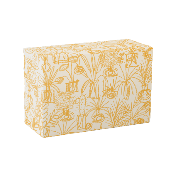 Wrap | Plants Wrapping Paper in Yellow