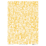 Wrap | Plants Wrapping Paper in Yellow