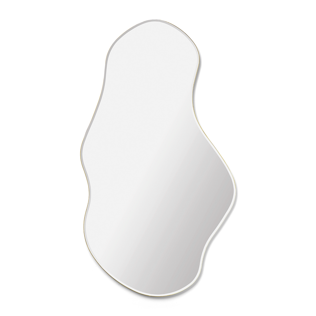 ferm LIVING | Pond Mirror - Large - Brass | Earl of East