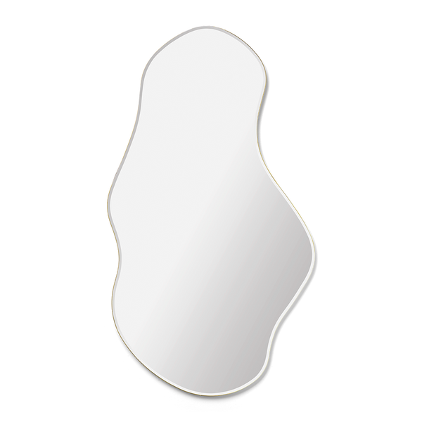 ferm LIVING | Pond Mirror - Large - Brass | Earl of East