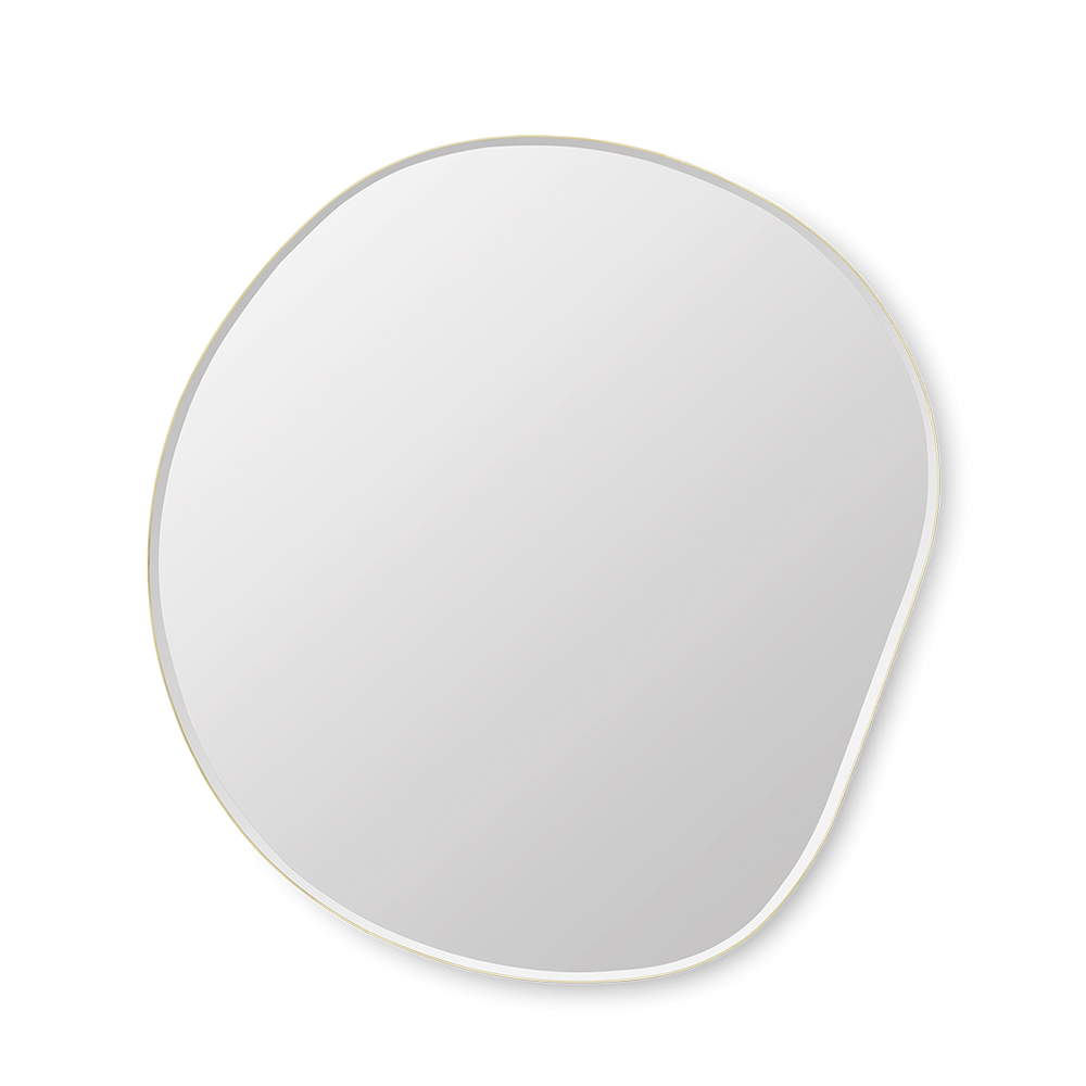 Pond Mirror, Extra Large, Brass by ferm LIVING