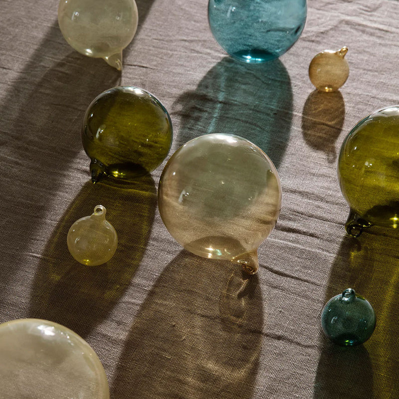 ferm LIVING | Glass Baubles Set of 4 - Large - Mixed Dark