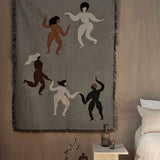 ferm LIVING | Free Tapestry Blanket - Grey