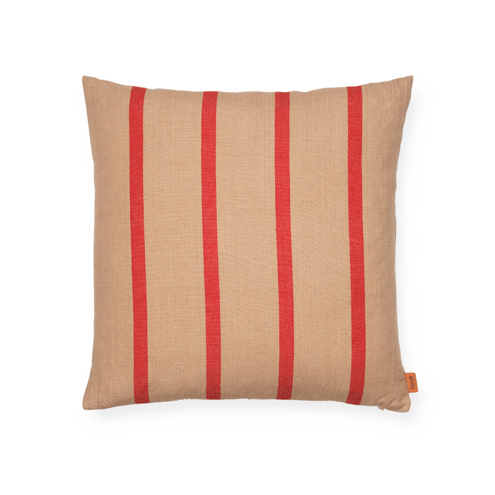 ferm LIVING | Grand Cushion - Camel/Red