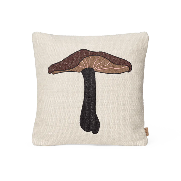 ferm LIVING | Forest Embroidered Cushion - Lactarius