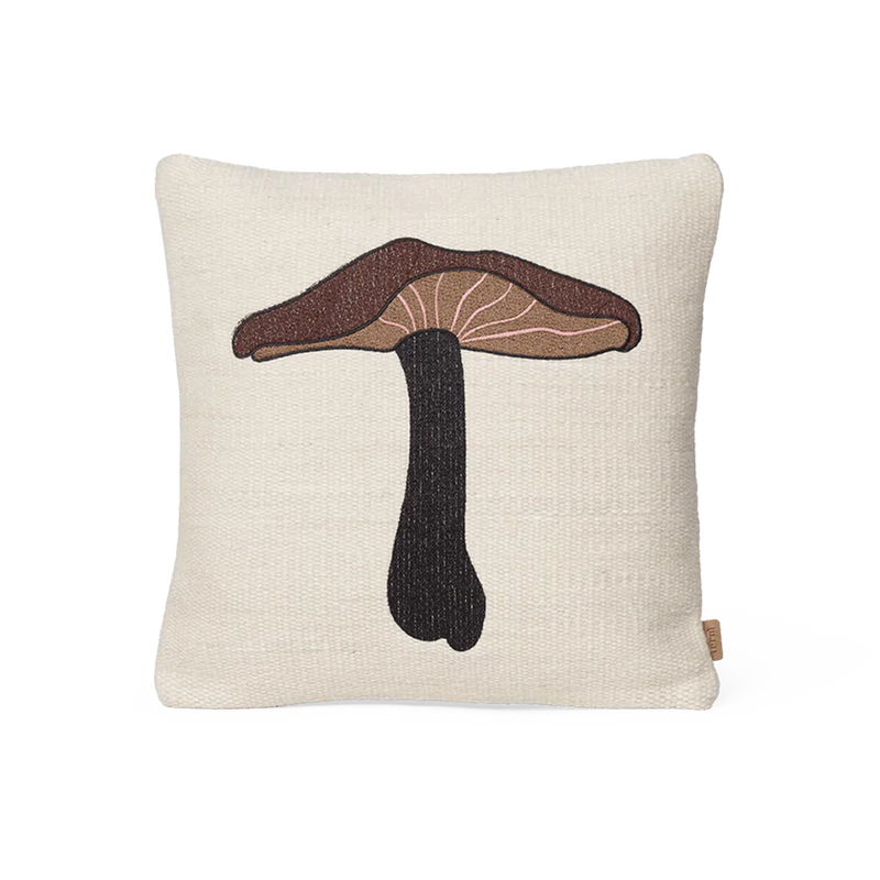 ferm LIVING | Forest Embroidered Cushion - Lactarius