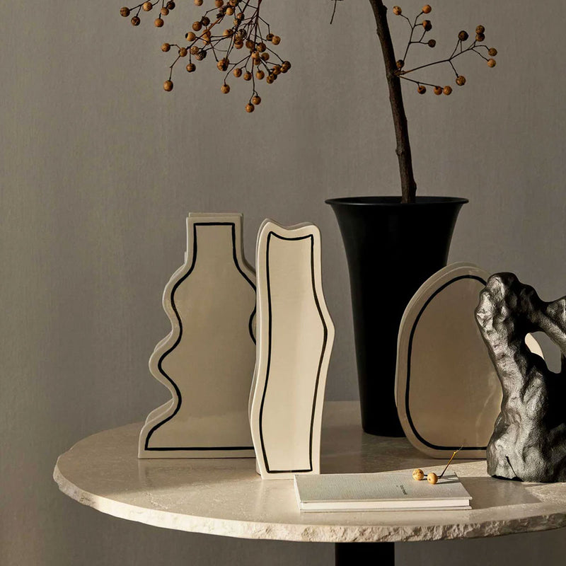ferm LIVING | Paste Vase - Curvy - Off White