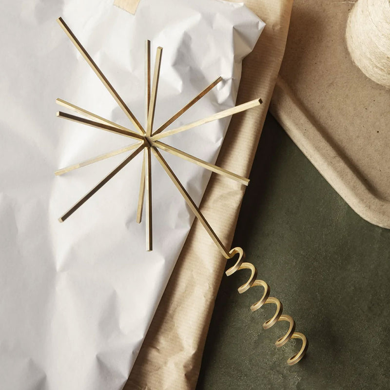 ferm LIVING | Brass Christmas Tree Top Star
