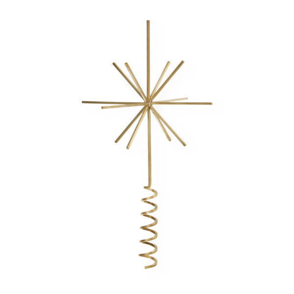 ferm LIVING | Brass Christmas Tree Top Star
