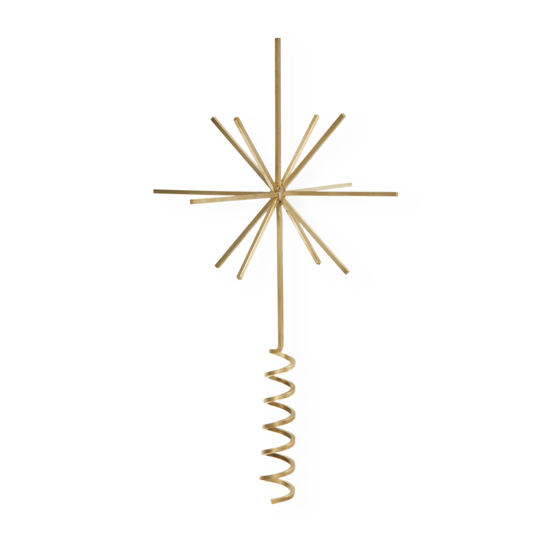ferm LIVING | Brass Christmas Tree Top Star
