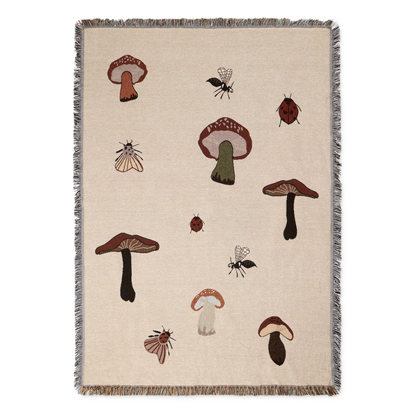 ferm LIVING | Forest Tapestry Blanket - Sand