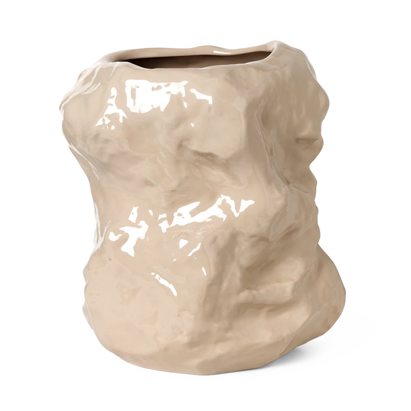 Tuck Vase, Cashmere by ferm LIVING