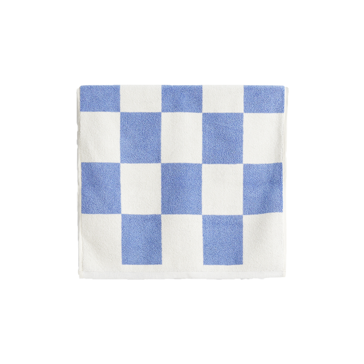 Check Bath Mat, Sky Blue by HAY