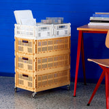 HAY | Colour Crate Wheel - Set of 4- Medium- Grey