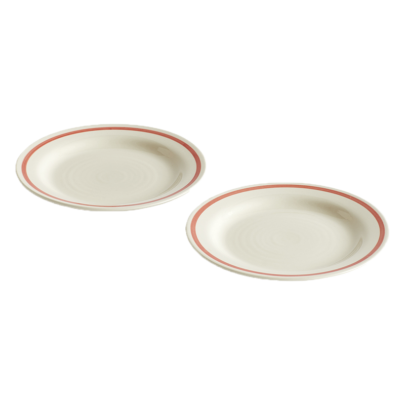 HAY | Sobremesa Plate 18,5 - Set of 2 - Red