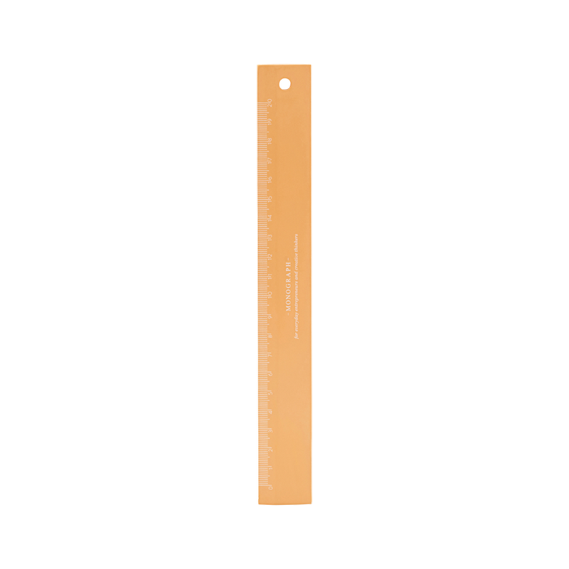 Monograph | 20cm Ruler - Orange