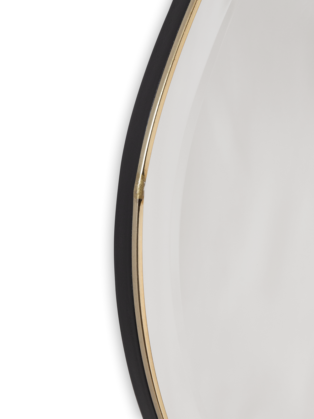 Pond Mirror, Large, Brass by ferm LIVING, detail of the frame edge