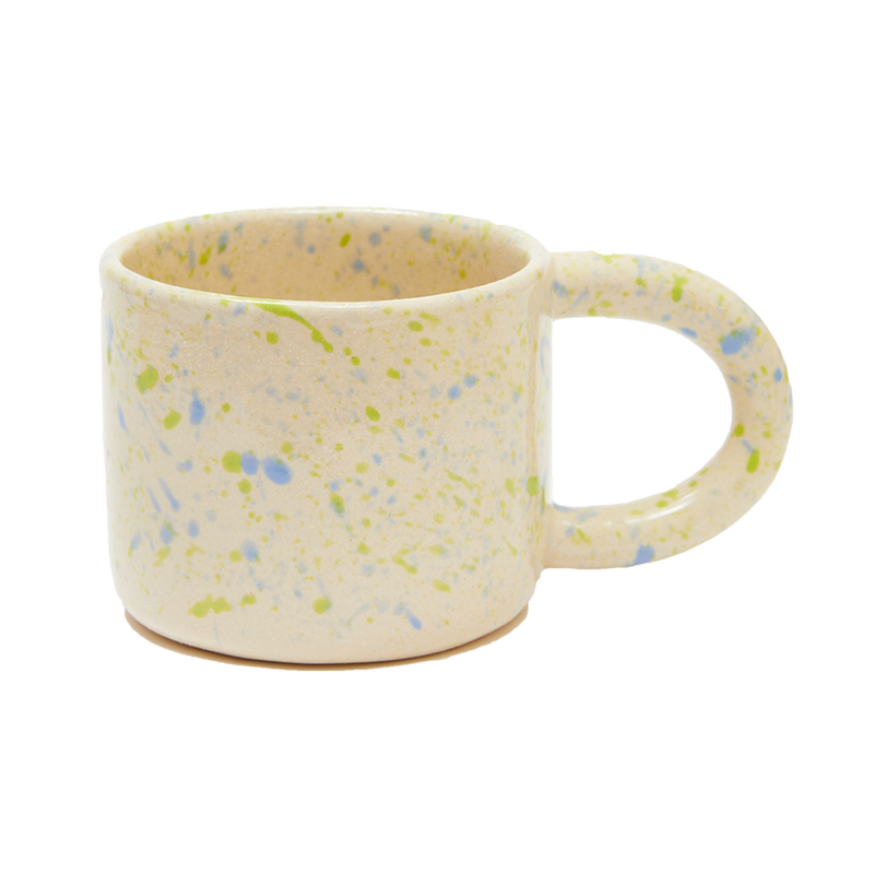 Shell Flower | Speckle Mug - Green & Blue Mix