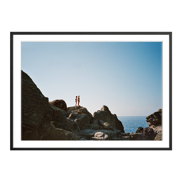 'Young Rockers' On Film, Framed Print by The Happiness Collective